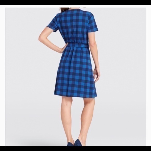 Draper James Buffalo Plaid Wrap Dress - Picture 10 of 12